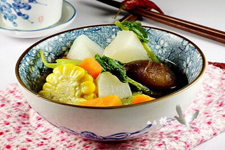 五行蔬菜汤的做法