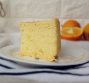 橙味糯米戚风蛋糕的家常做法
