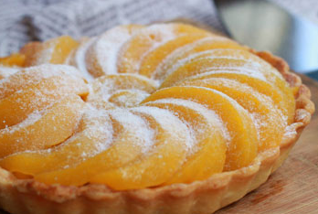 黄桃塔图片 如何用黄桃做完美的下午茶点心