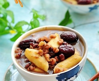 红豆薏米山药汤的家常做法