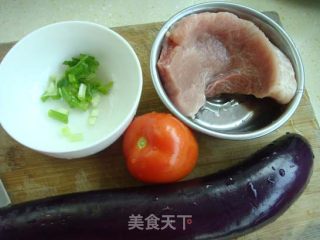 茄子炒肉的做法步骤：1