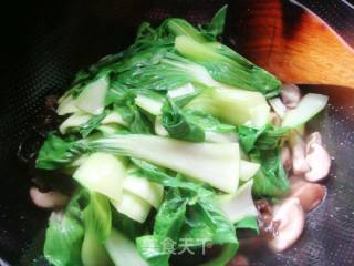 【闽菜】--香菇青菜的做法步骤：9