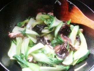 【闽菜】--香菇青菜的做法步骤：11