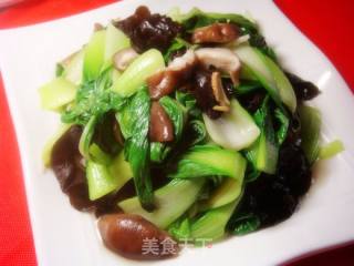 【闽菜】--香菇青菜的做法步骤：12