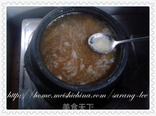 朝鲜美食—酱香浓郁的朝鲜大酱汤 된장국的做法步骤：12