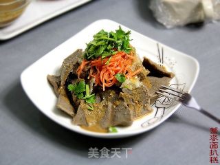 老北京小吃“荞麦面扒糕”的做法步骤：12