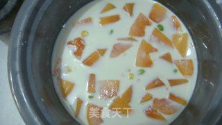 催奶、丰胸汤——牛奶炖木瓜的做法步骤：4