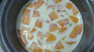 催奶、丰胸汤——牛奶炖木瓜的做法步骤：5