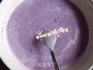 电饭锅版紫薯发糕的做法步骤：4