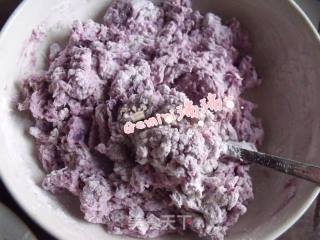 电饭锅版紫薯发糕的做法步骤：5