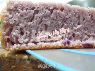 电饭锅版紫薯发糕的做法步骤：13