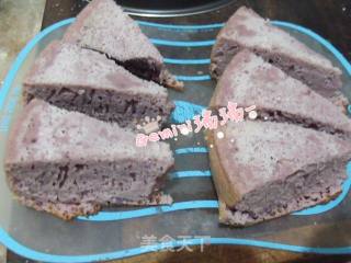 电饭锅版紫薯发糕的做法步骤：14