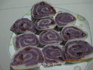 紫薯糯米糕的做法步骤：12