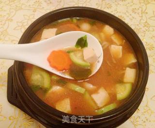 【韩国大酱汤】---酱香浓郁异国风味的做法步骤：13