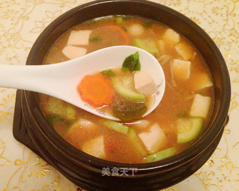 【韩国大酱汤】---酱香浓郁异国风味的做法