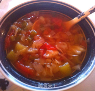 蔬菜瘦身汤的做法步骤：4