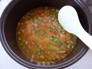 胡萝卜豆角焖饭的做法步骤：12