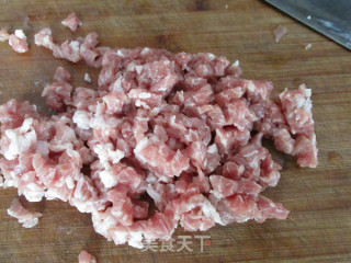 肉末炒珍珠花的做法步骤：2