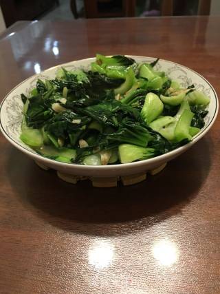 炒大青菜的做法步骤：3