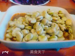 美味的蚕豆的做法步骤：3