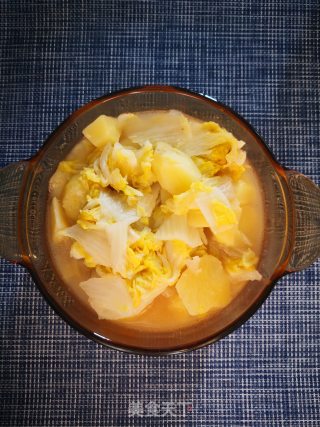 白菜炖土豆的做法步骤：7