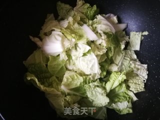 白菜炒虾仁的做法步骤：8