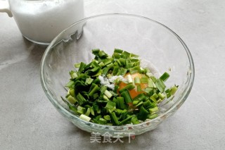 韭菜煎蛋的做法步骤：3
