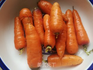 清蒸胡萝卜的做法步骤：1