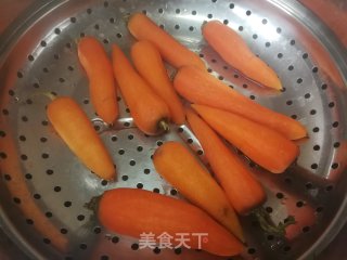 清蒸胡萝卜的做法步骤：4