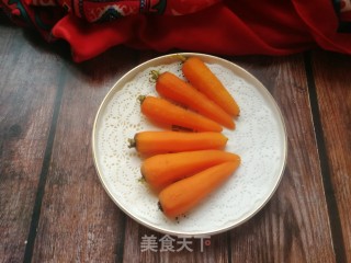 清蒸胡萝卜的做法步骤：5
