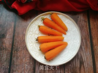 清蒸胡萝卜的做法步骤：6