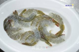 金丝沙拉凤尾虾的做法步骤：5