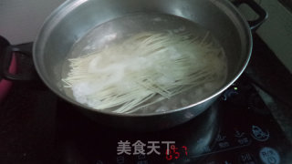 青菜饺子面的做法步骤：2