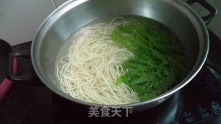 青菜饺子面的做法步骤：4