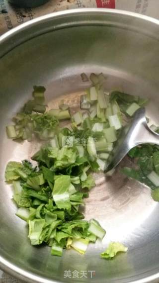 小白菜面条的做法步骤：4