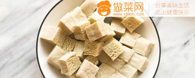 冻豆腐家常制作方法分享