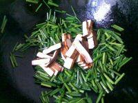 肉丝豆干炒韭苔的做法步骤7