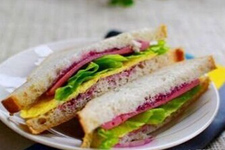 家庭自制三明治,如何自制三明治,自制三明治,自制三明治的做法