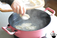 酸汤水饺的做法步骤8