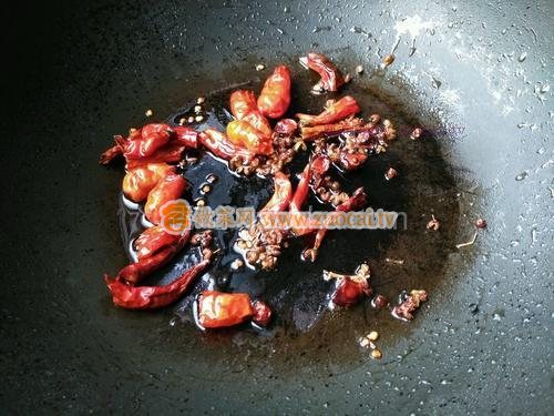 辣椒炝白菜的做法