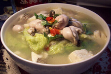 海蛎子炖豆腐