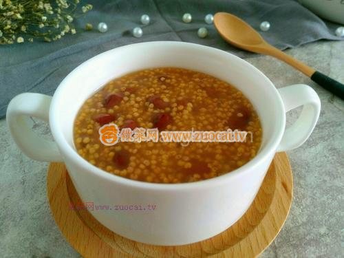BB煲版～黄米红芸豆粥的做法