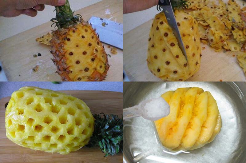 菠萝去皮方法6