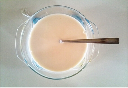 木瓜牛奶冻步骤2