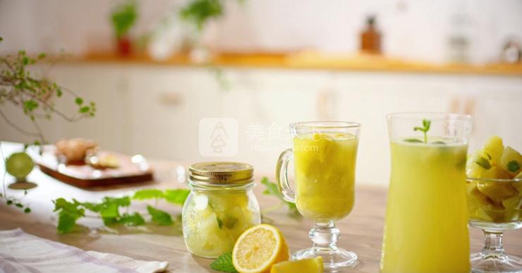 nuc原汁机食谱：生姜柠檬冰，夏日爽饮的做法