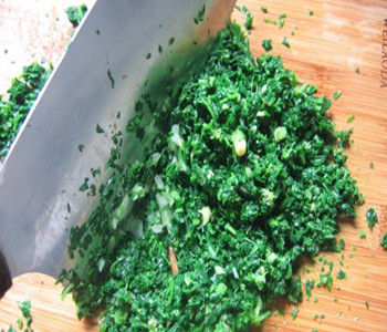 青菜馄饨馅的做法 虾仁馄饨馅的做法 翡翠馄饨的做法