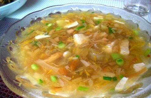 夏季开胃汤黃花豆腐汤怎么做？