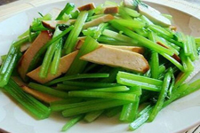 豆腐干炒芹菜