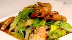 大虾烧白菜的做法视频