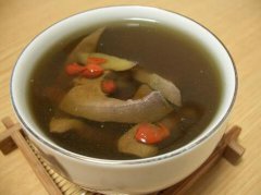 黄花通草猪肝汤的做法视频